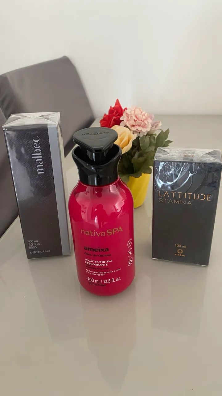 Perfumes e Hidratante 
