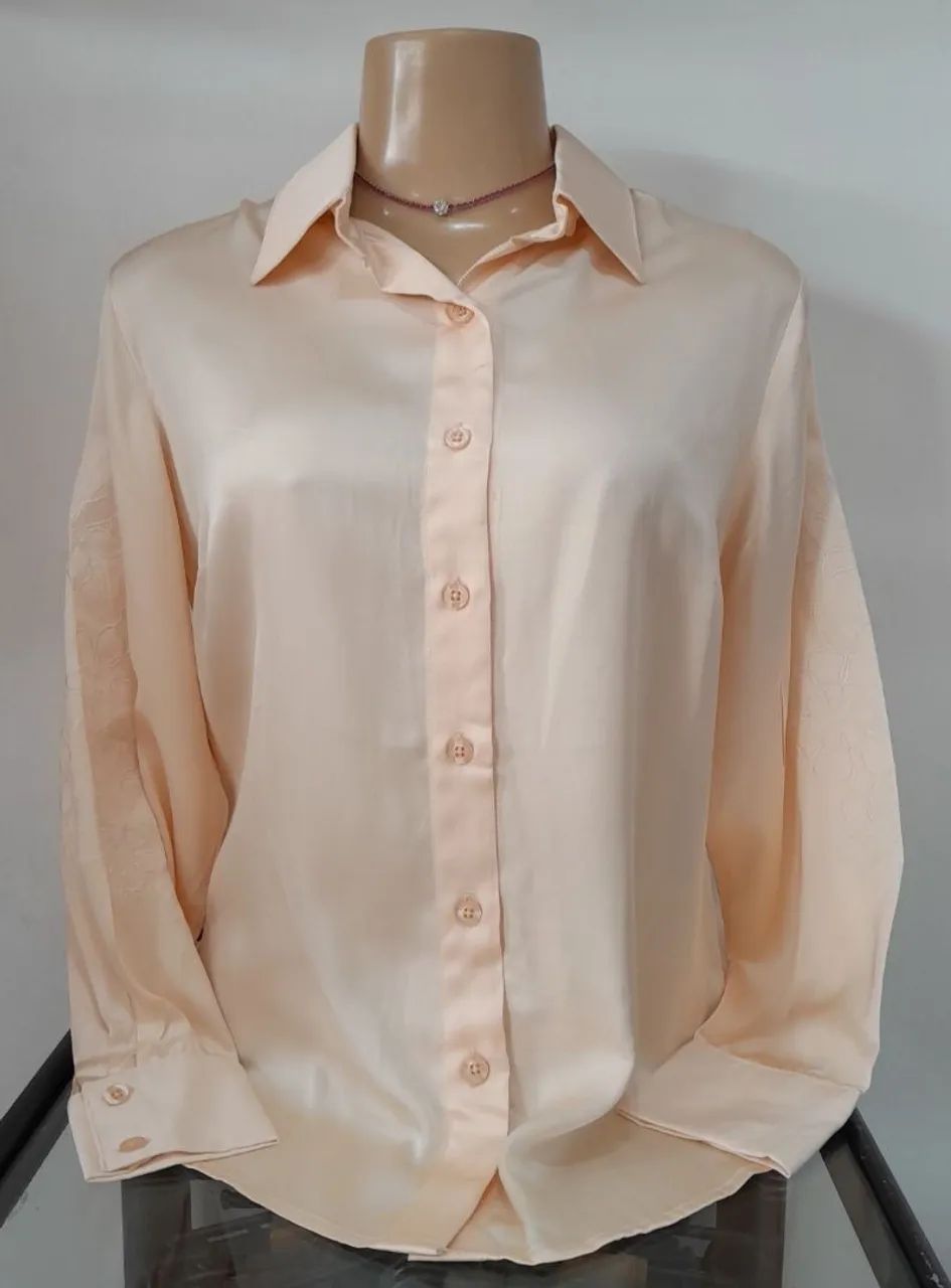 Blusas Plus size de manga e tercido  - Foto 3