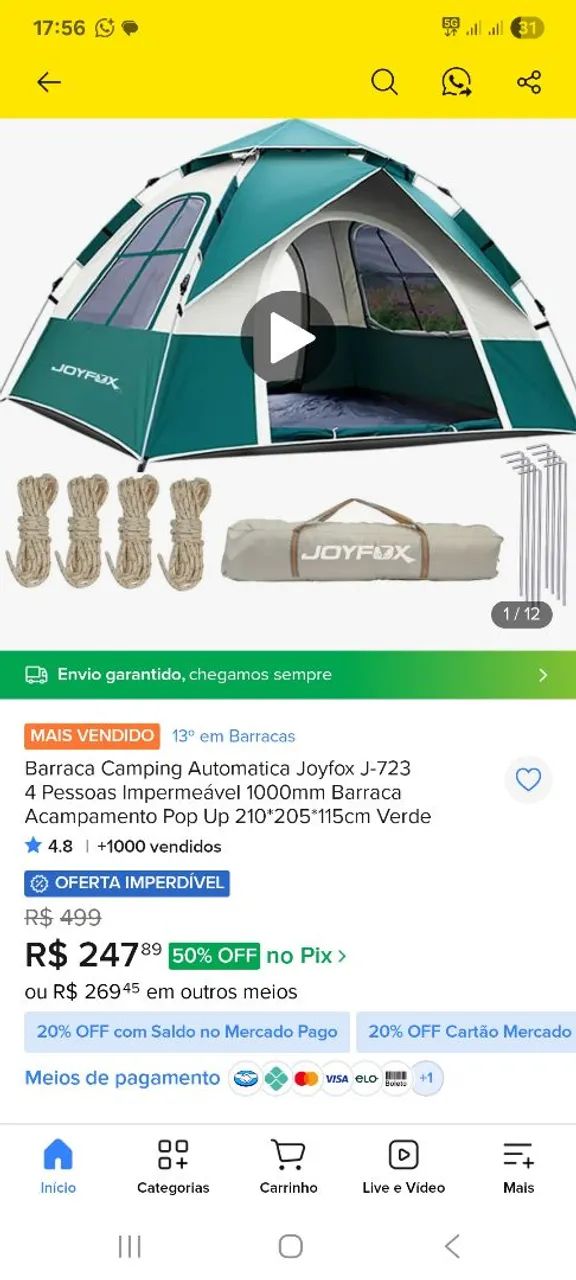 Barraca de camping  - Foto 2