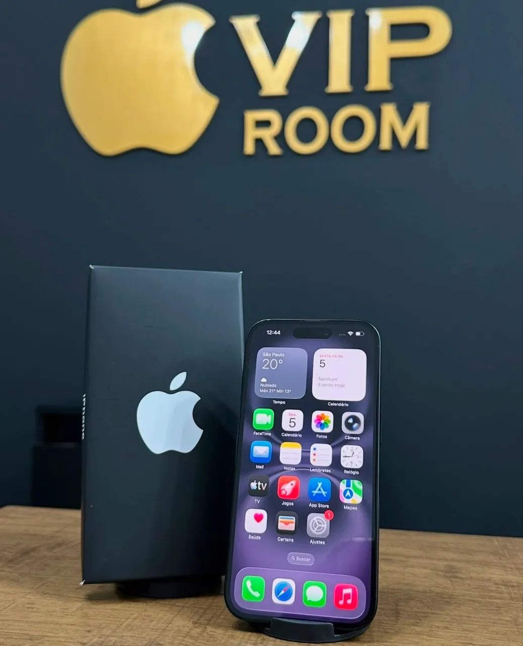 iPhone 16 256gb preto seminovo com garantia - Foto 3