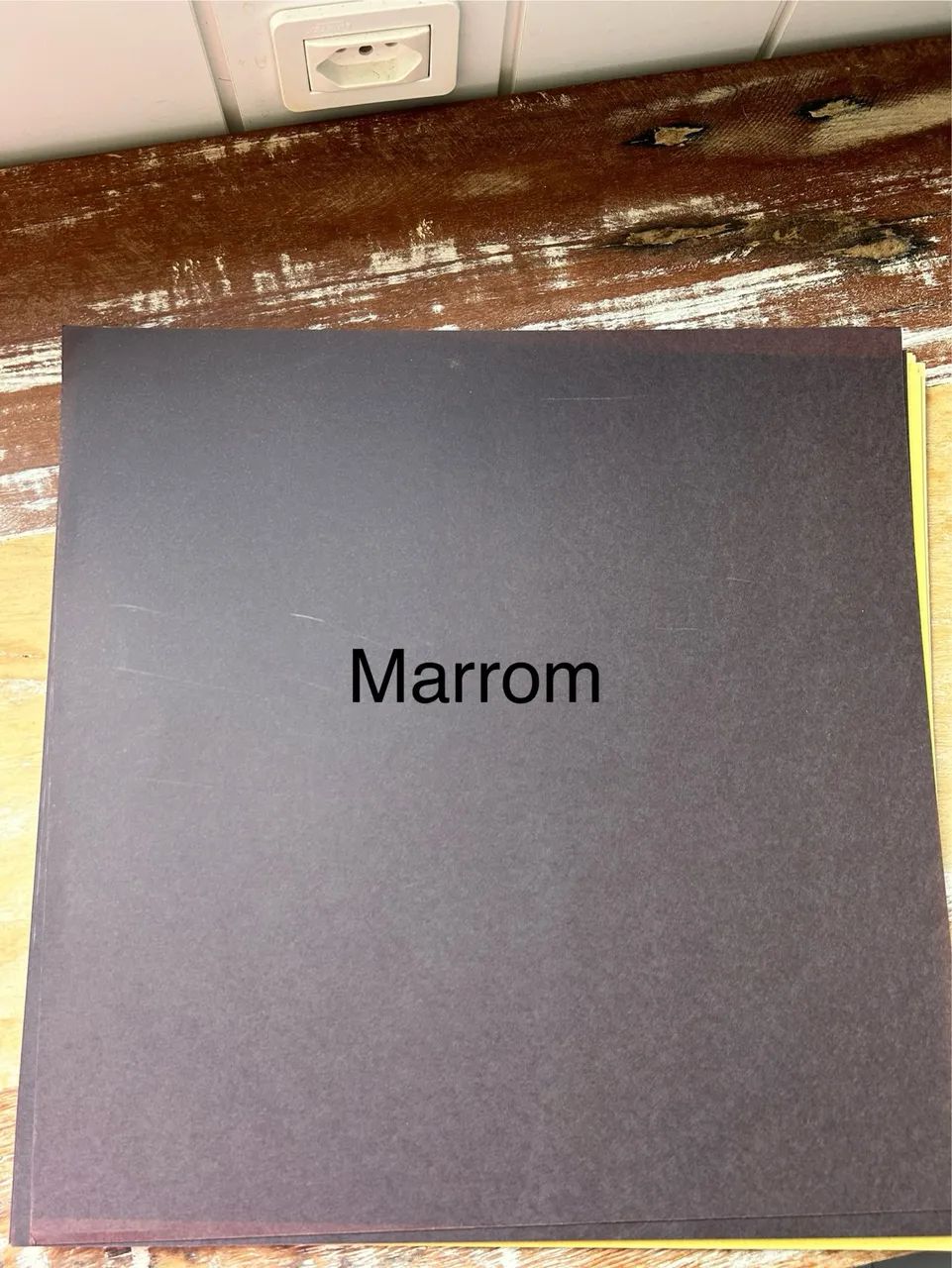 Papel Color Plus 30x30 - Marrom