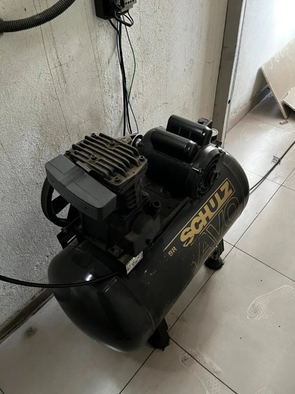 Compressor Schulz 140L 2HP - Funcionando 