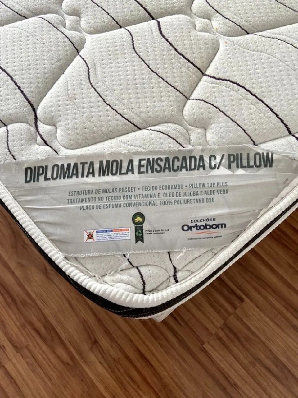 Cama Queen Ortobom Diplomatas Molas Ensacadas com base - Foto 3