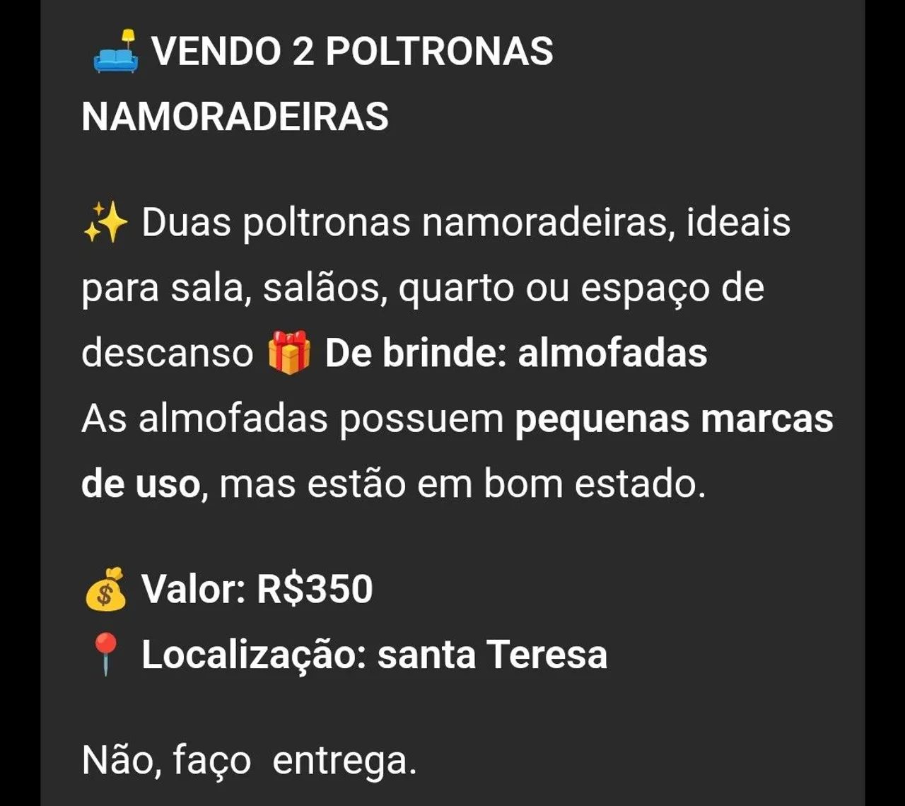 Poltrona namoradeiras  - Foto 5