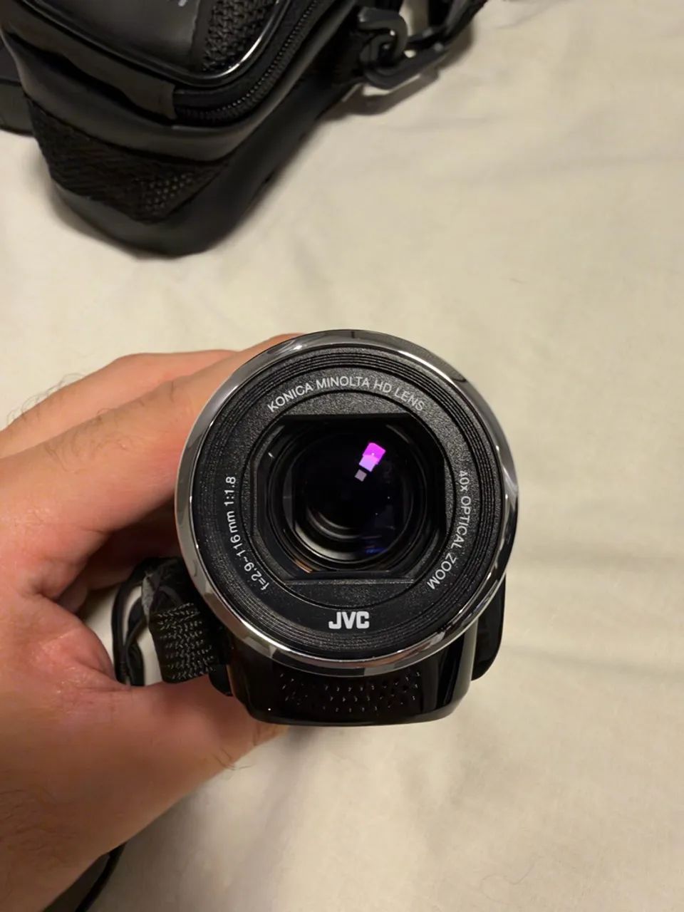 Filmadora JVC Everio GZ-EX250BU + Case + Acessórios Originais