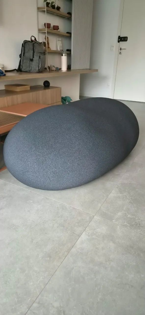 Puff Sofá Ergo FOM - Preto - Foto 2