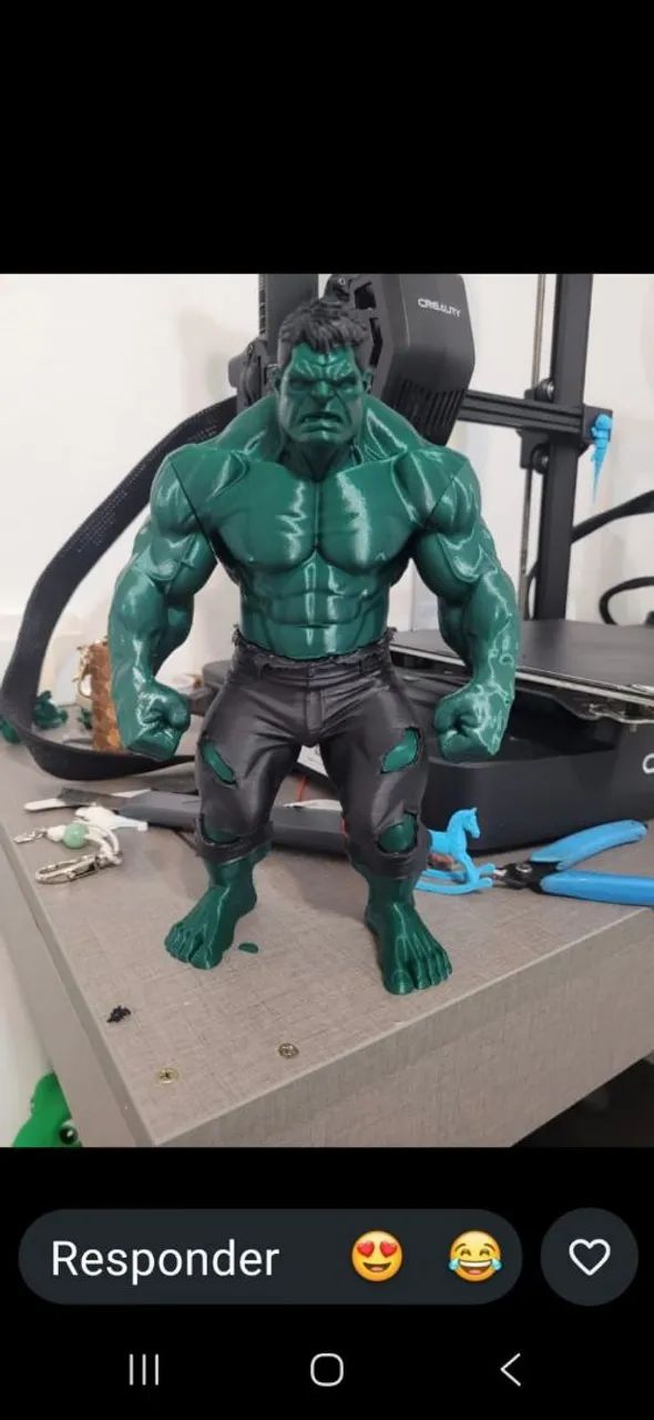 Boneco Hulk 25cm de altura
