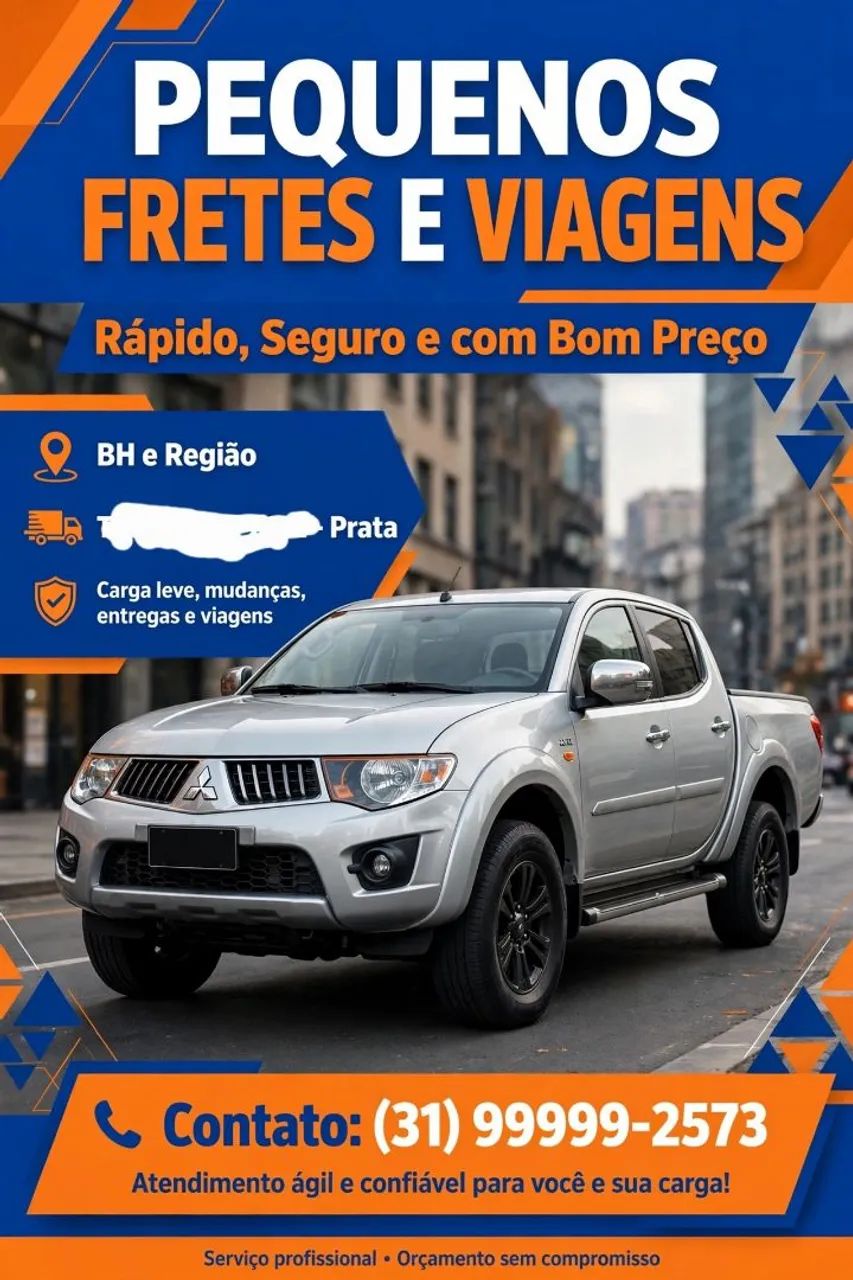 Faço pequenas entregas e viagens 