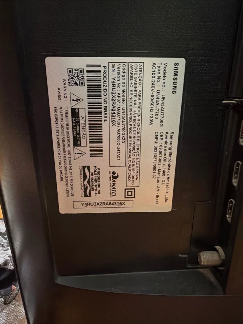 Smart TV Samsung de 43 polegadas em perfeito estado de funcionamento e conservação - Foto 5