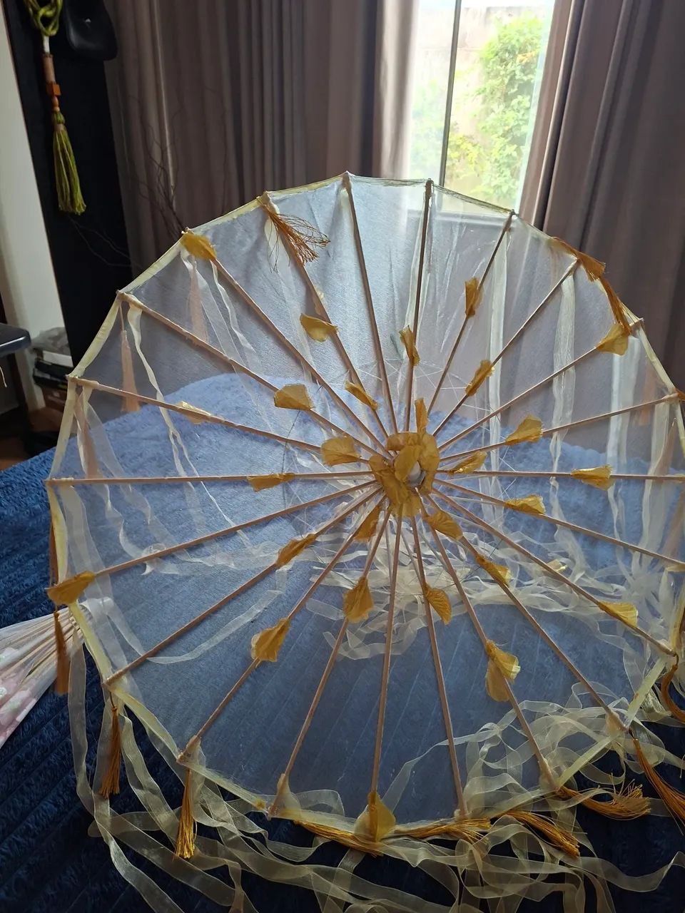 Guarda chuva cosplay amarelo