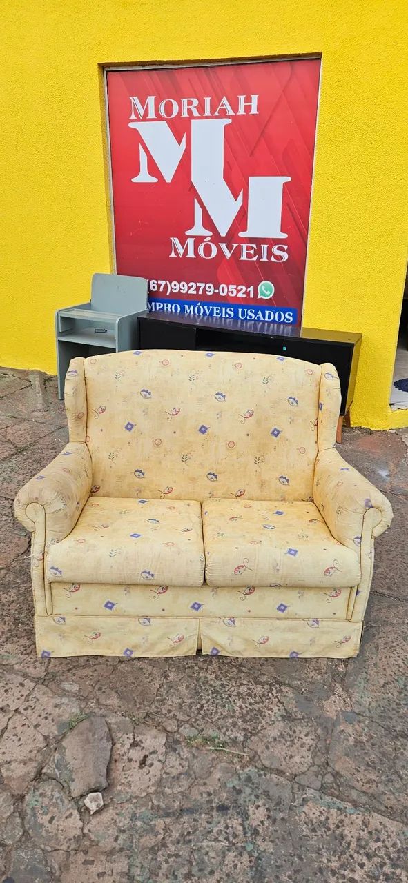 Sofa namoradeira usado acentos 100% - VENDO - Foto 2