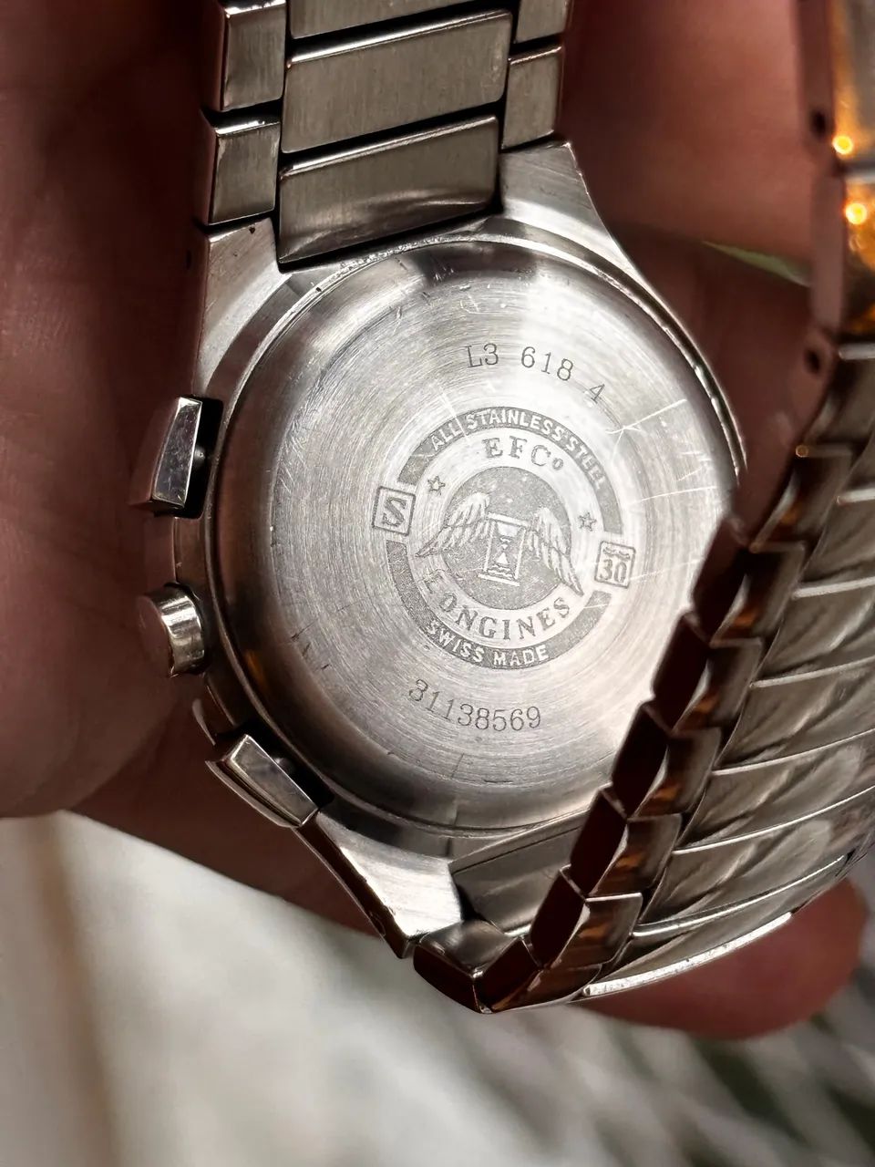 LONGINES OPOSITION CHRONOGRAPH QUARTZ ORIGINAL SUÍÇO - Foto 5