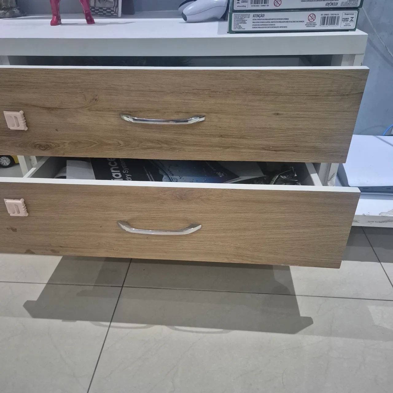 painel com rack para tv - Foto 5