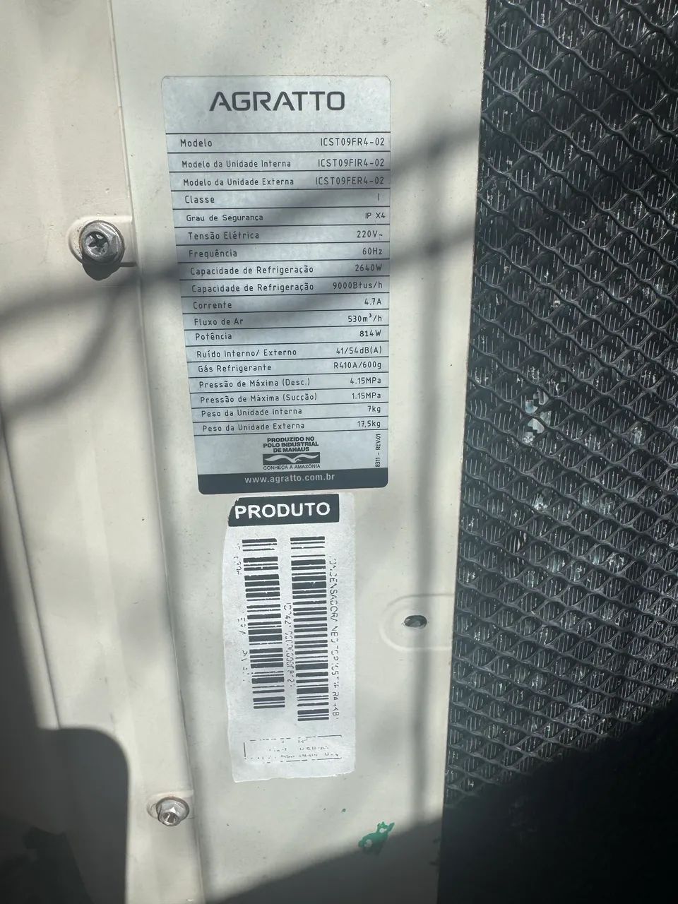 Split agratto inverter 9.000btus - Foto 4
