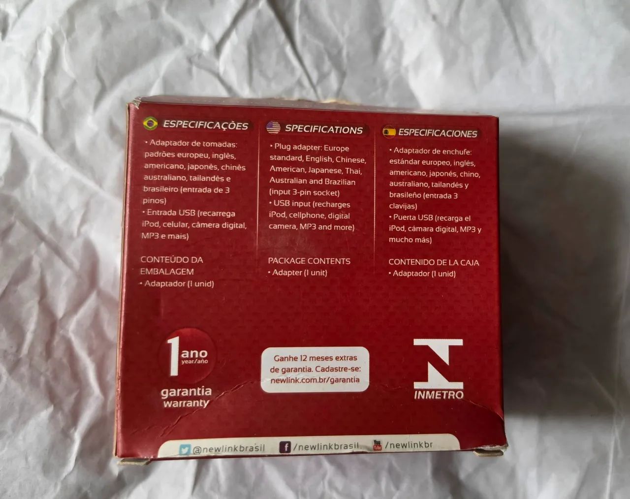 Adaptador Universal com USB NewLink - Foto 3