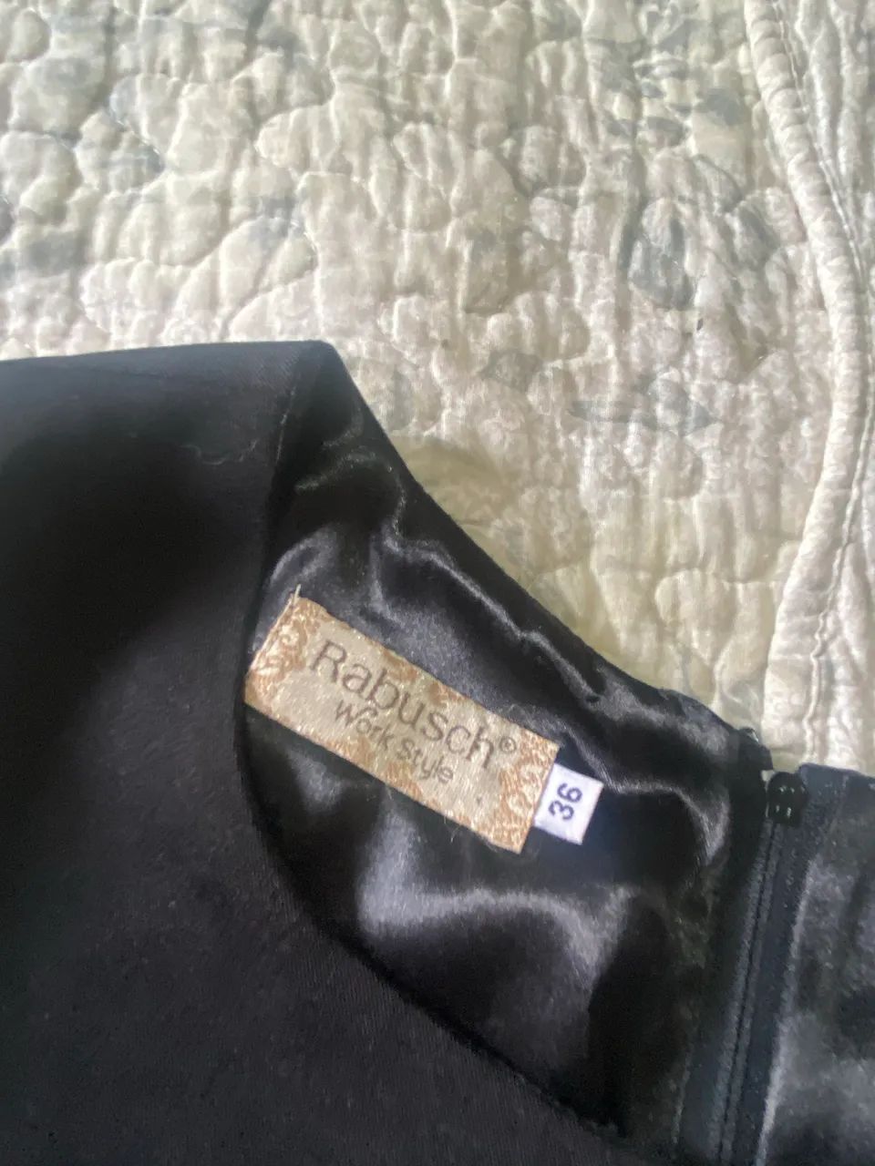 Vestido preto Rabusch p