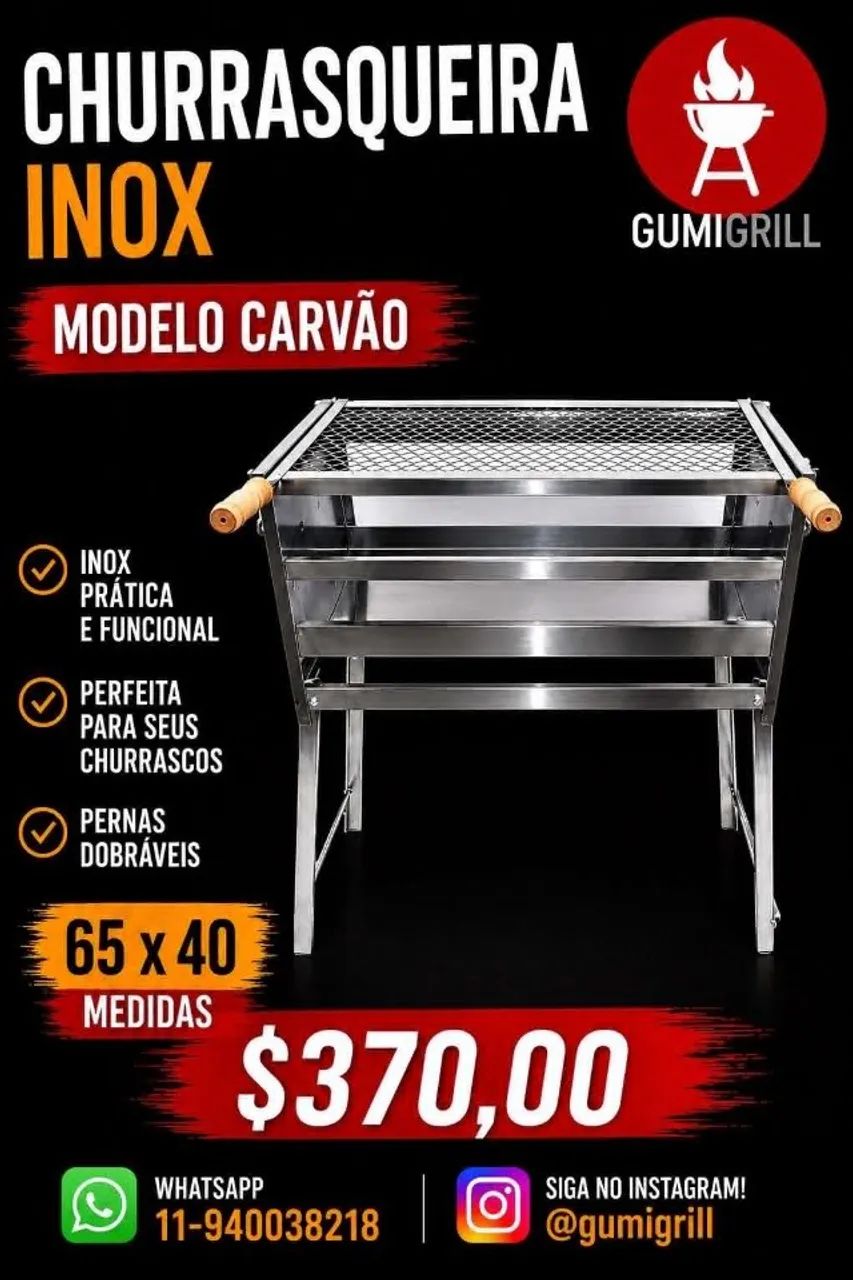 Churrasqueira Inox Grande