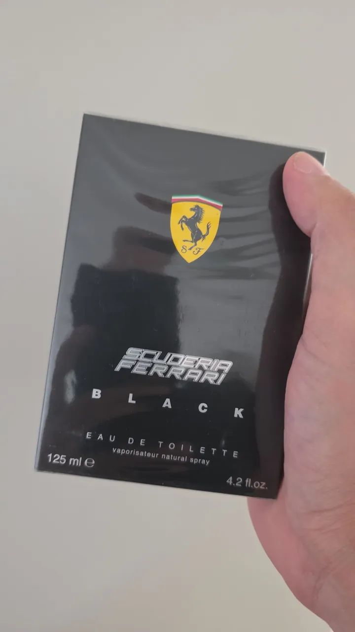 Perfume Ferrari Black 125ml - Original e Lacrado 