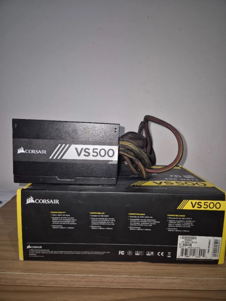Fonte VS500 Corsair 80 Plus