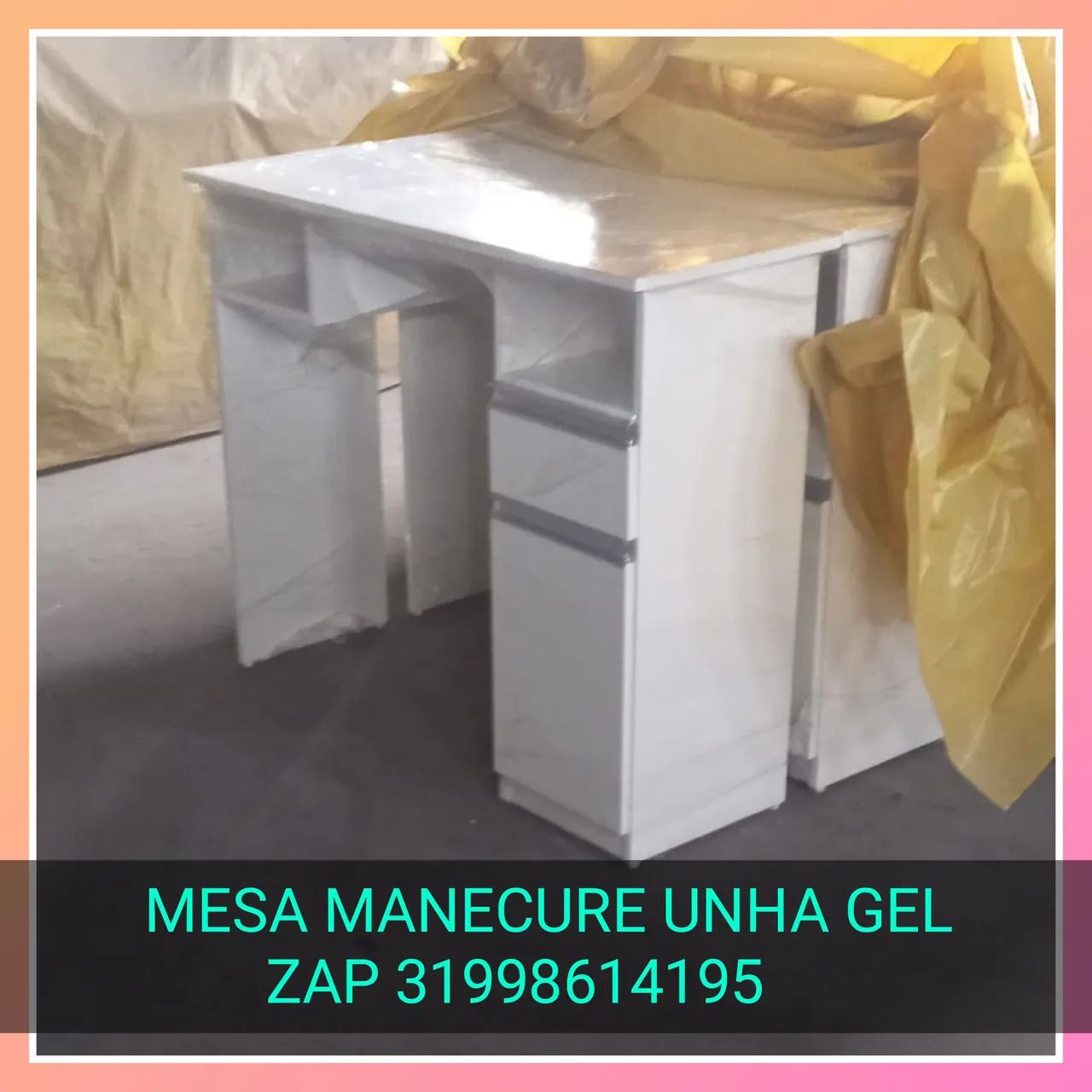 MESA MANICURE UNHA GEL PRONTA ENTREGA