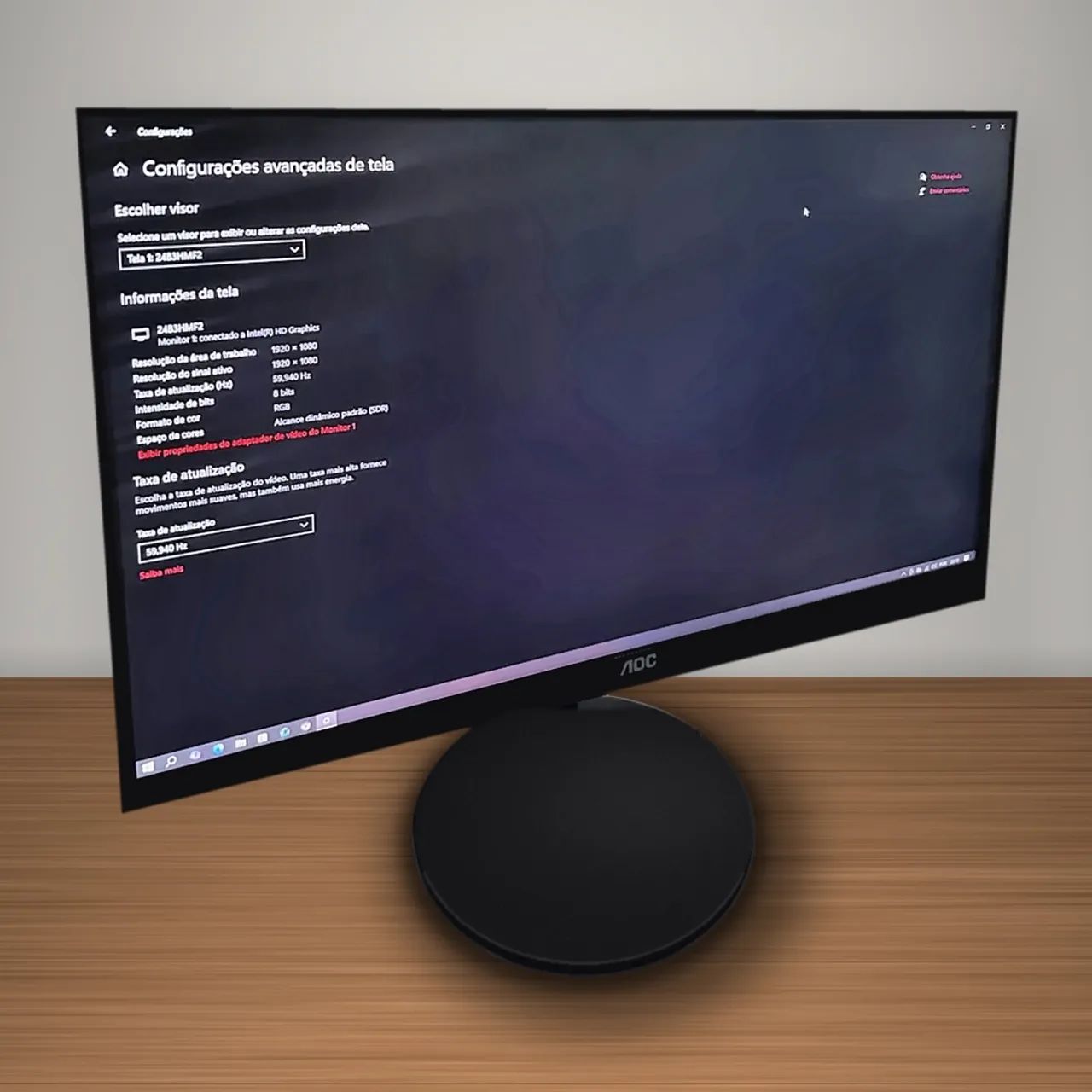 Monitor AOC 24 polegadas  - Foto 2