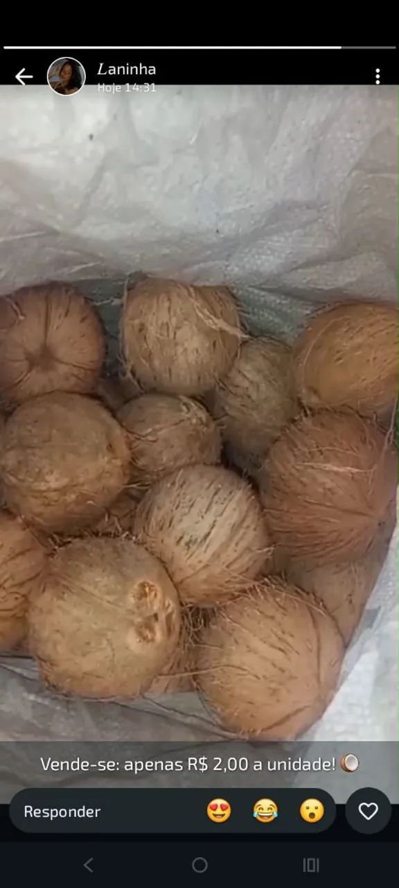 Vende-se coco