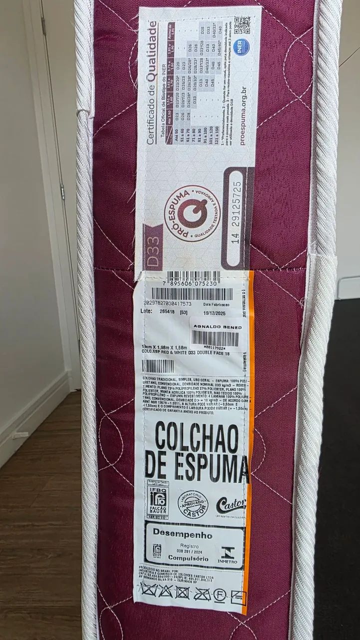 Colchão Queen - Castor - Foto 3