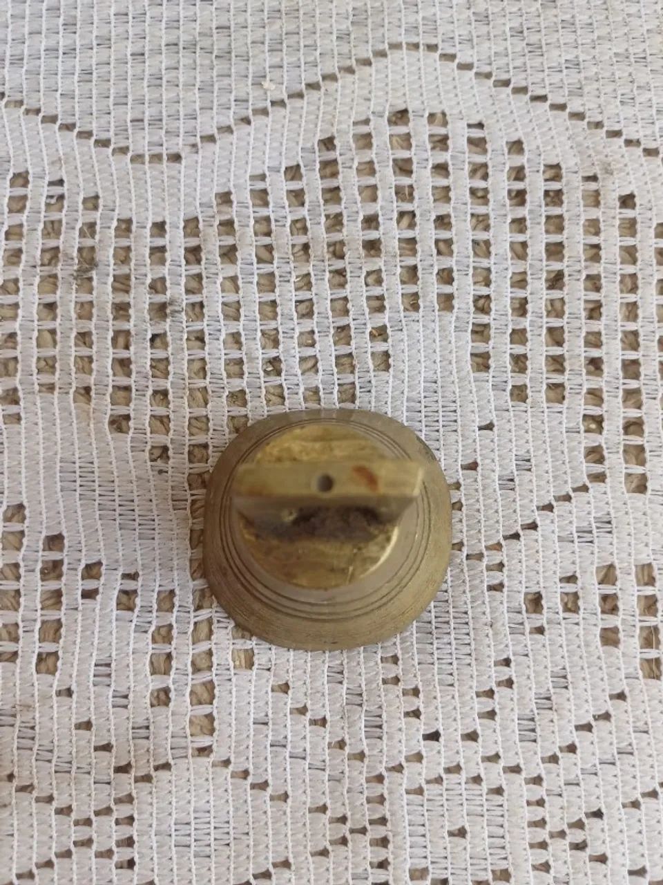 Sino de bronze miniatura sem badalinho  - Foto 2