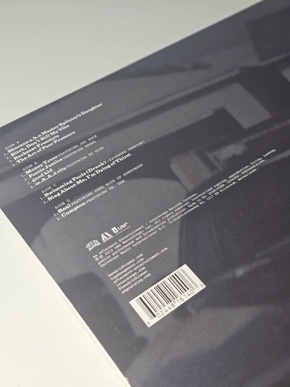 Vinil Kendrick Lamar good kid, m.A.A.d city - Foto 4
