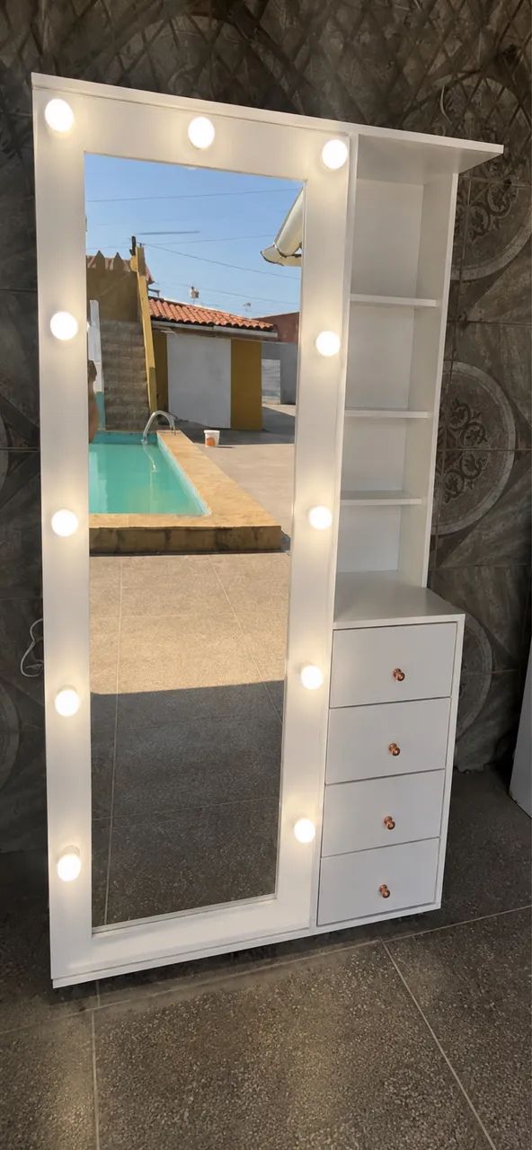 Espelho Camarim Closet Pronta Entrega 