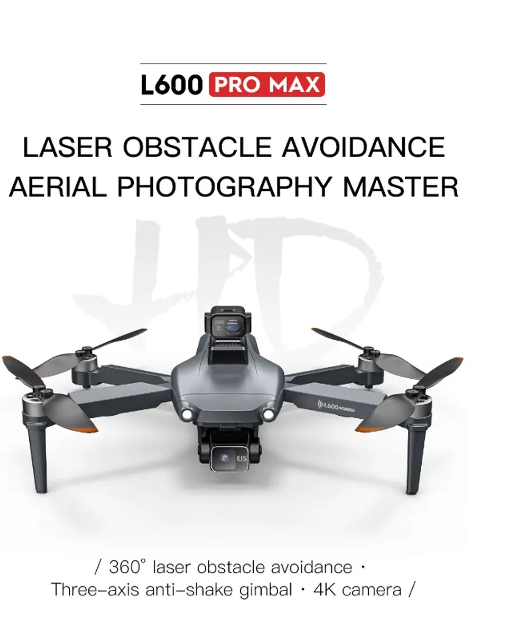 Drone L600 Pro Max 4K GPS - Com Sensor Desvio de Obstáculos 360° e Gimbal 3 Eixos - Foto 2