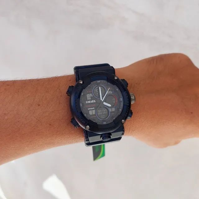 Relógio Smael Dual Time Trendy Street - Foto 4