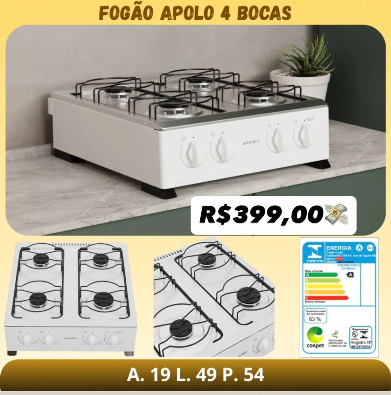 Fogão 4B
