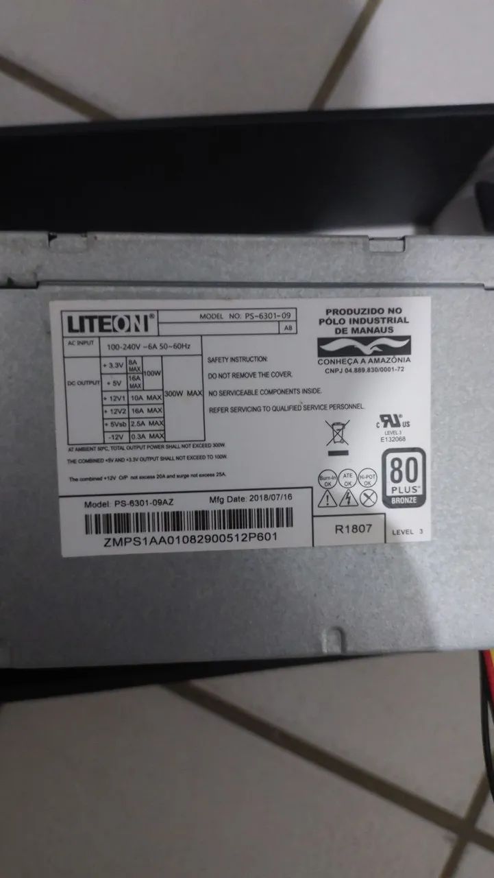 Fonte 300w Lite on - Foto 2