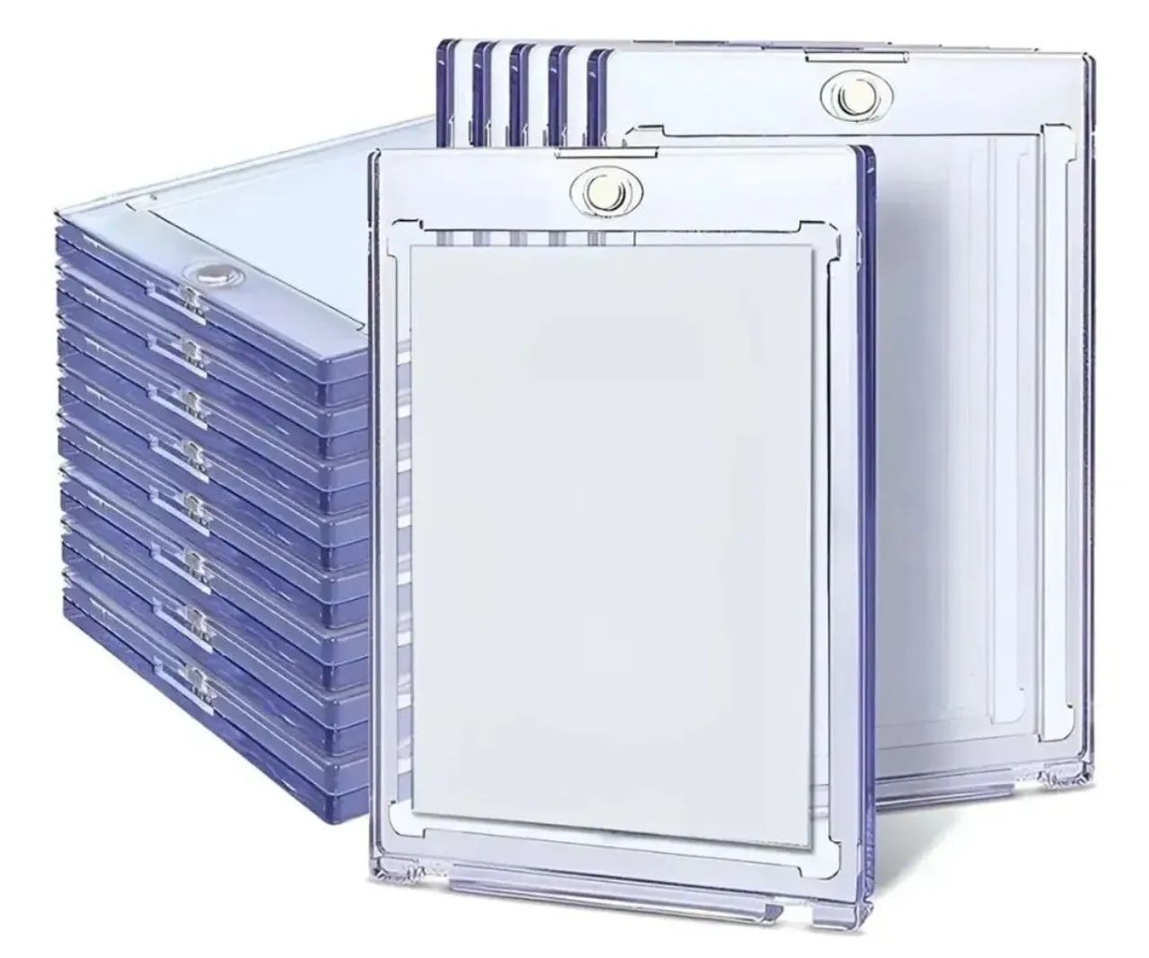 4 Top Loaders Magnéticos - Protetor Para Cards e Figurinhas 