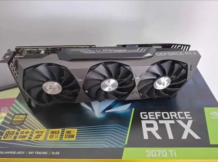 Placa de video RTX 3070 TI Triple fan - Foto 2