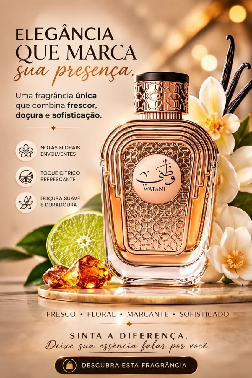 Perfume Árabe Watani Al Wataniah Eau De Parfum 100ml - Foto 2