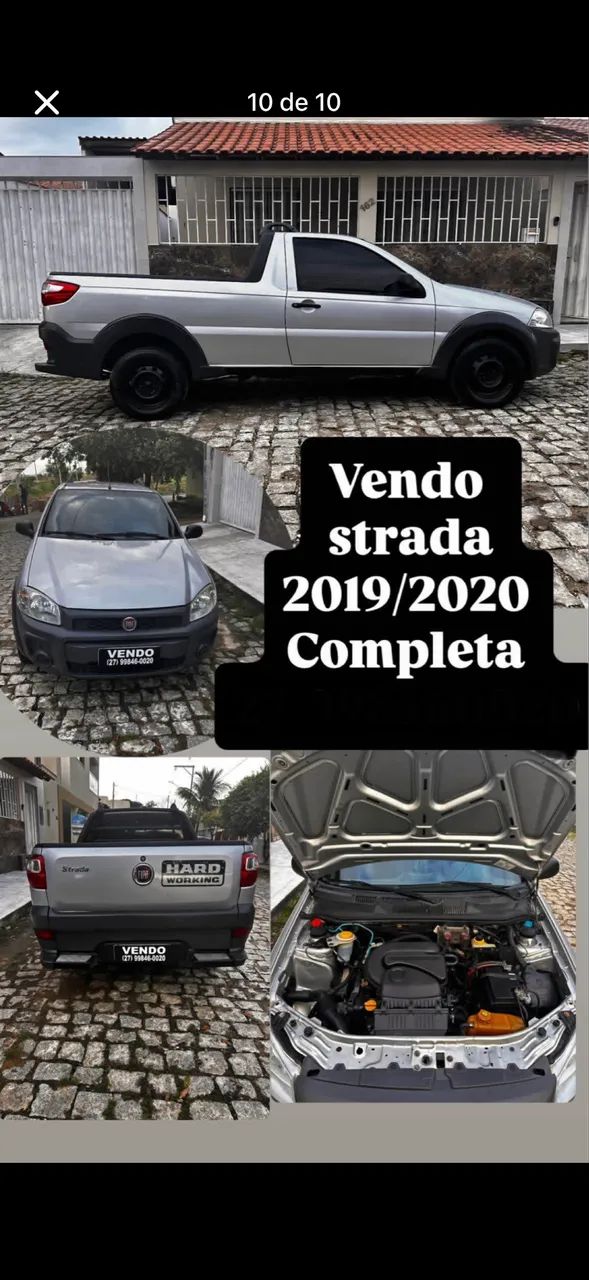 Fiat Strada Working Hard 1.4 Fire Flex 8V CS 2020 - Foto 5