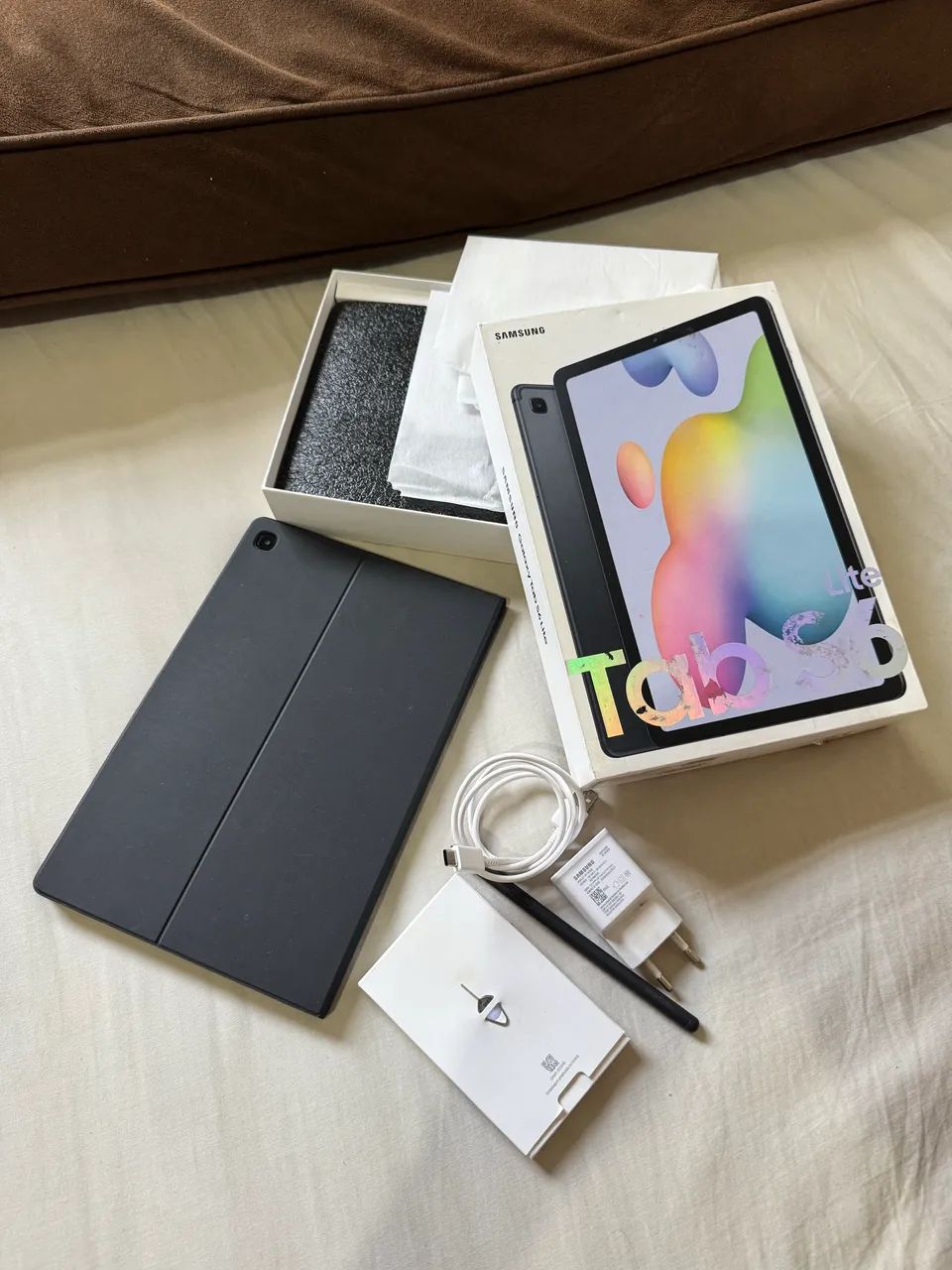 Tablet Samsung S6 lite ( aceita trocas ) - Foto 2