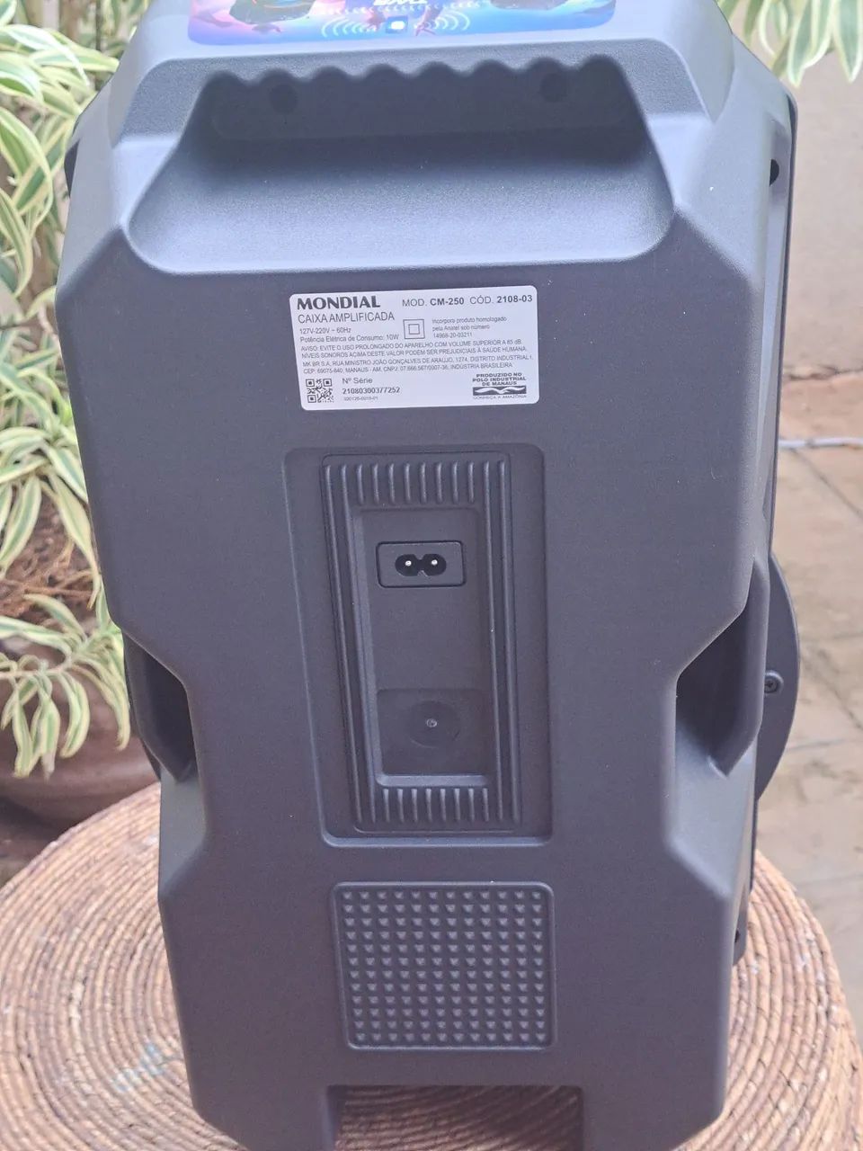 caixa de som mondial 250 w bluetooth tws + fm  + tws +usb  - Foto 6
