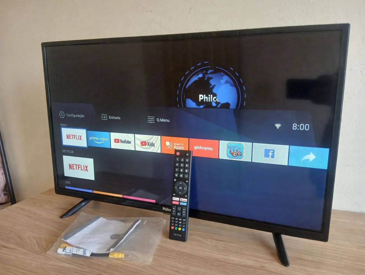 Smart tv de 32Pol estado de nova  - Foto 4