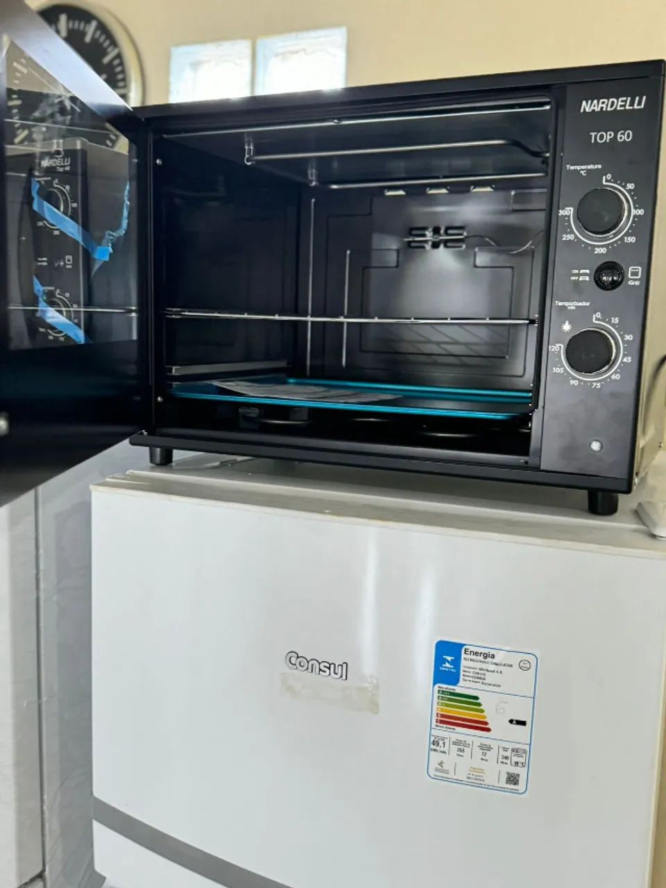 Forno Elétrico Nardelli 60 litros 127v novo com garantia  - Foto 5