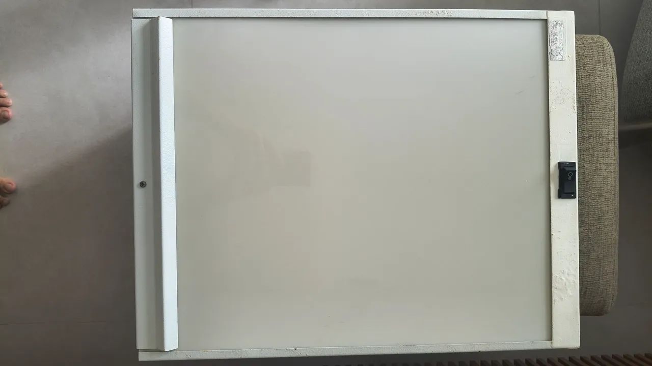 Negatoscópio 1 corpo Branco 220V - Foto 3