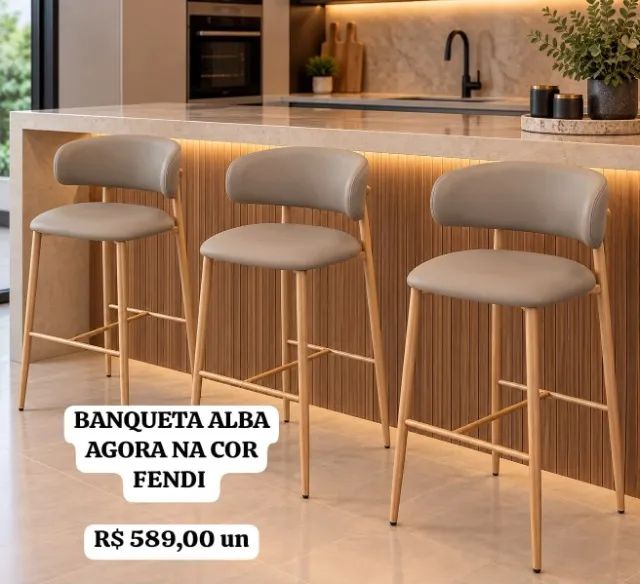 Banqueta Alta Alba lançamento - Foto 2