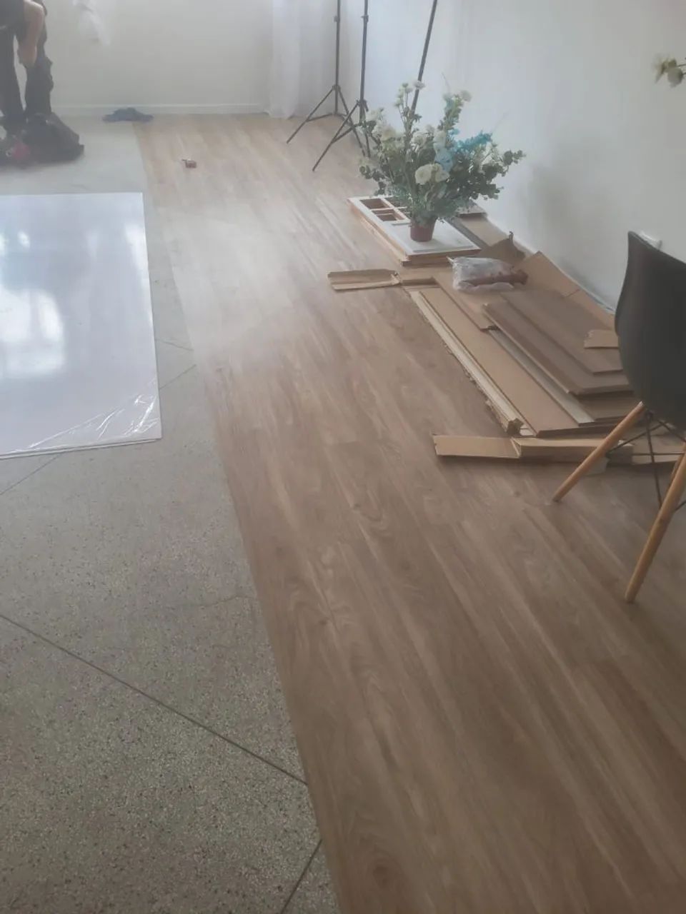 Piso Vinilico Amadeirado Instalado 