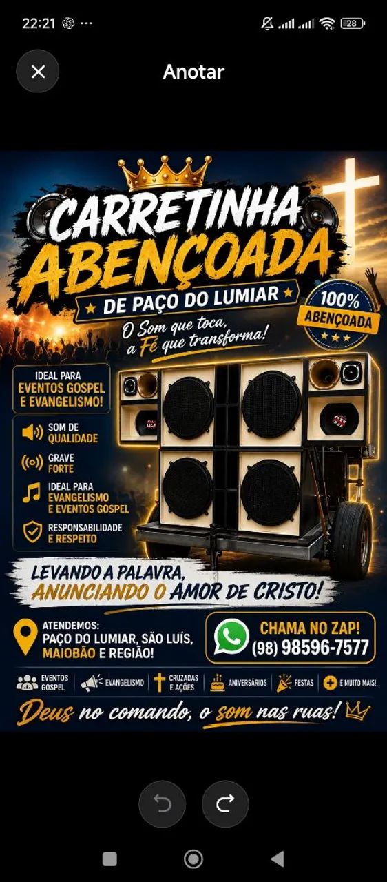 Divulgação de Eventos 