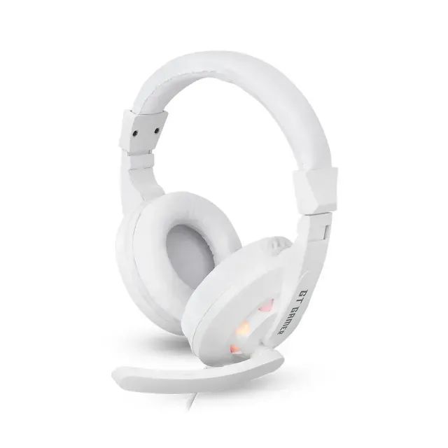 Headset + Teclado + Mouse 1200DPI + Mousepad Branco - Foto 5