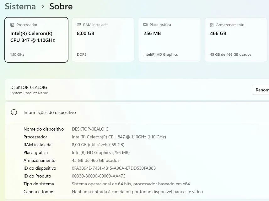 Computador Completo Intel Celeron 847 - Foto 5