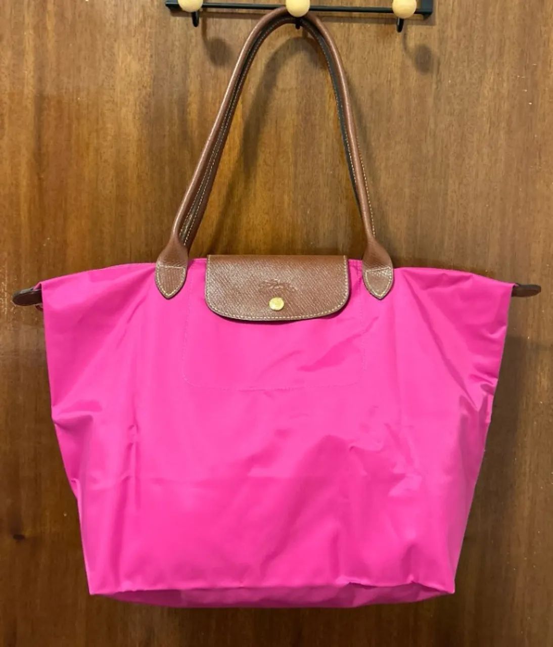 bolsa longchamp le pliage magenta NUNCA USADA - Foto 5