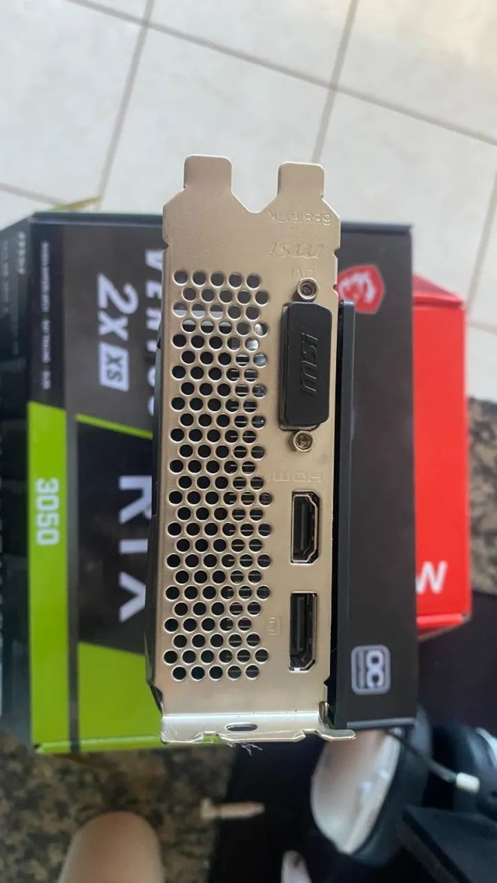 Placa de vídeo GEFORCE MSI RTX 3050 VENTUS 2X 8GB OC - Foto 5
